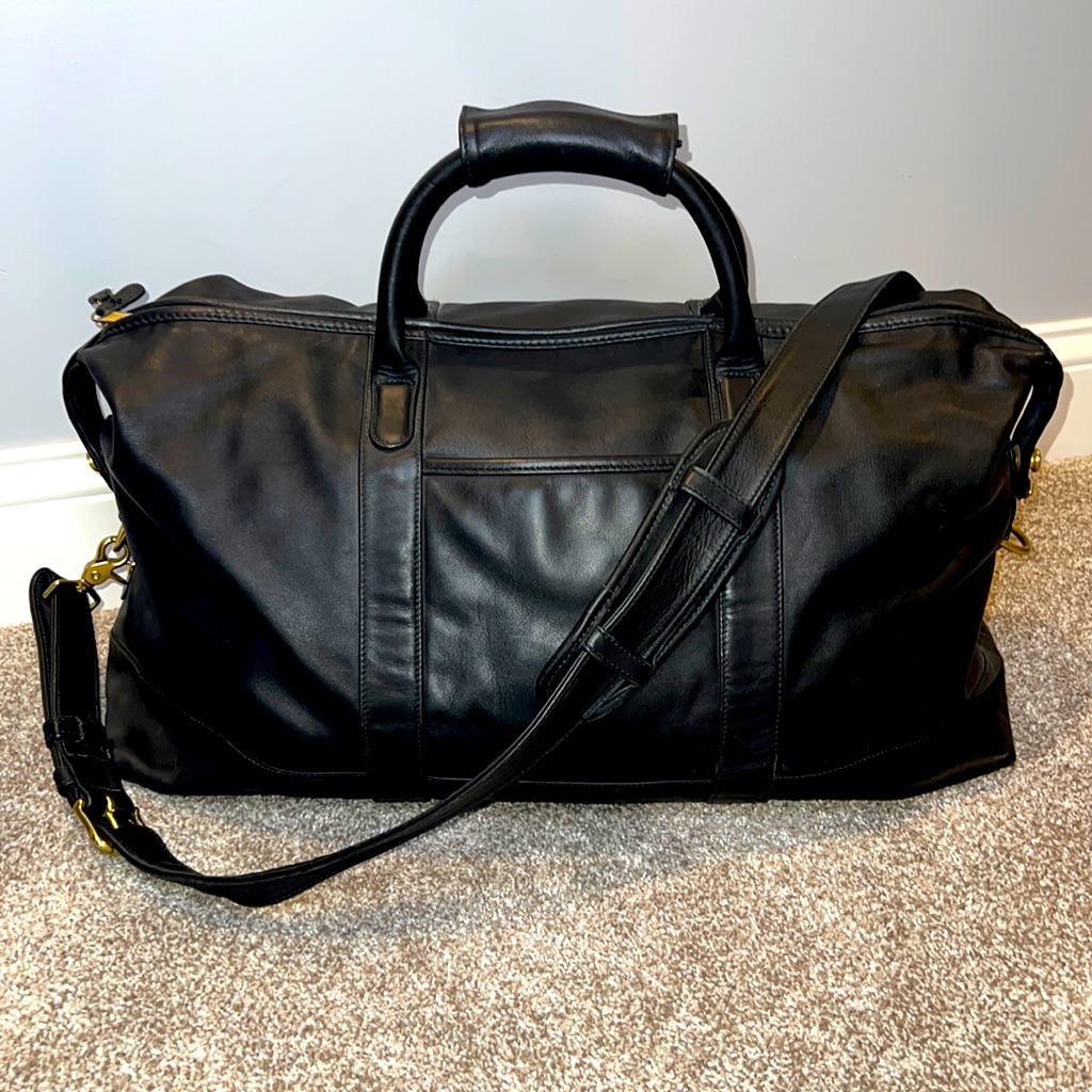 Vintage Coach Leather Duffel Bag/Weekender